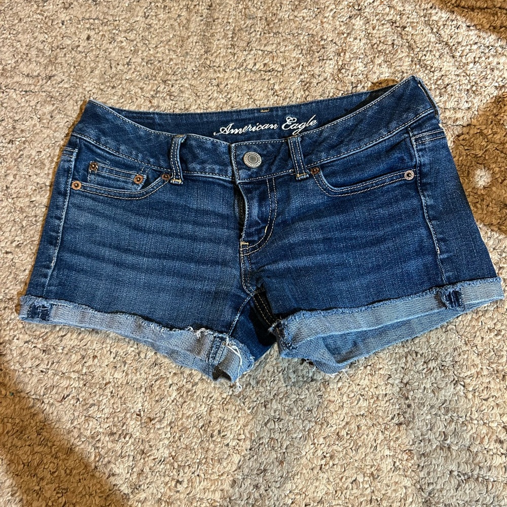American Eagle Outfitters Women's Blue Denim Shorts